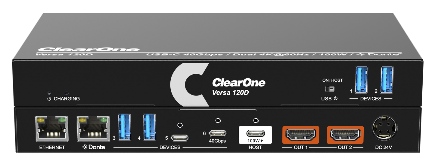 ClearOne 910-300-120D - Versa 120D USB-C Docking Station