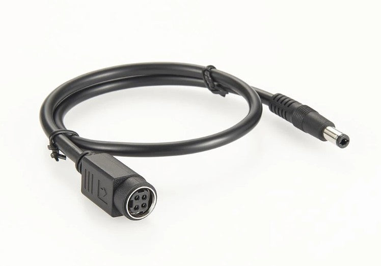 Sound Control Technologies 4-Pin Mini-DIN to 5.5mm x 2.5mm DC Plug Cable (0.4 Meter)