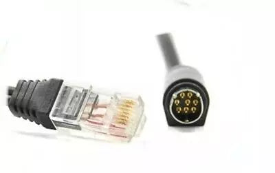 Sound Control Technologies RJ45 to 8-pin Mini-DIN + 4mm DC Plug (0.3 Meter)