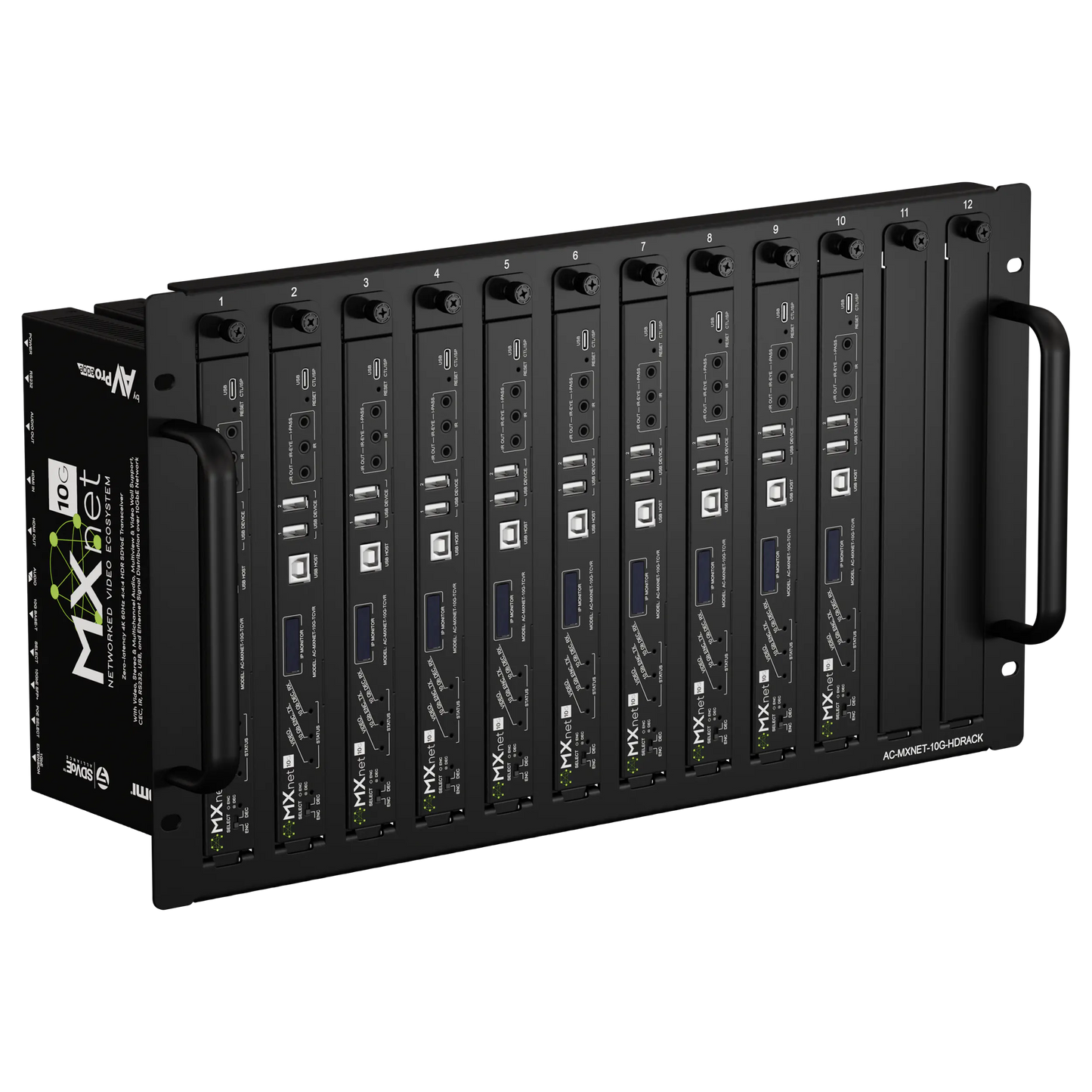 AVPro Edge AC-MXNET-10G-HDRACK - Heavy Duty Rack - FORMER DEMONSTRATION UNIT