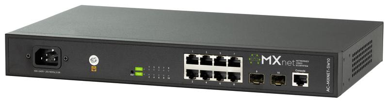 AVPro Edge AC-MXNET-SW10 - 10 Port PoE Network Switch