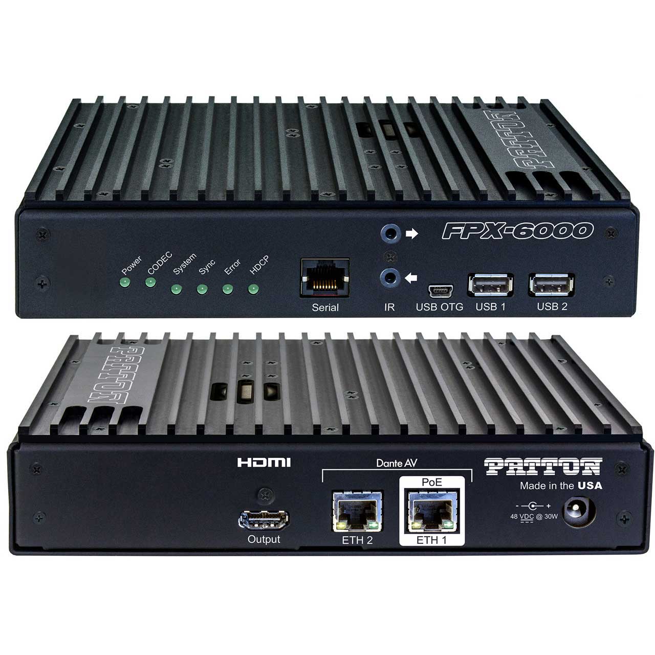 Fiberplex DanteAV Transmitter & Receiver Kit