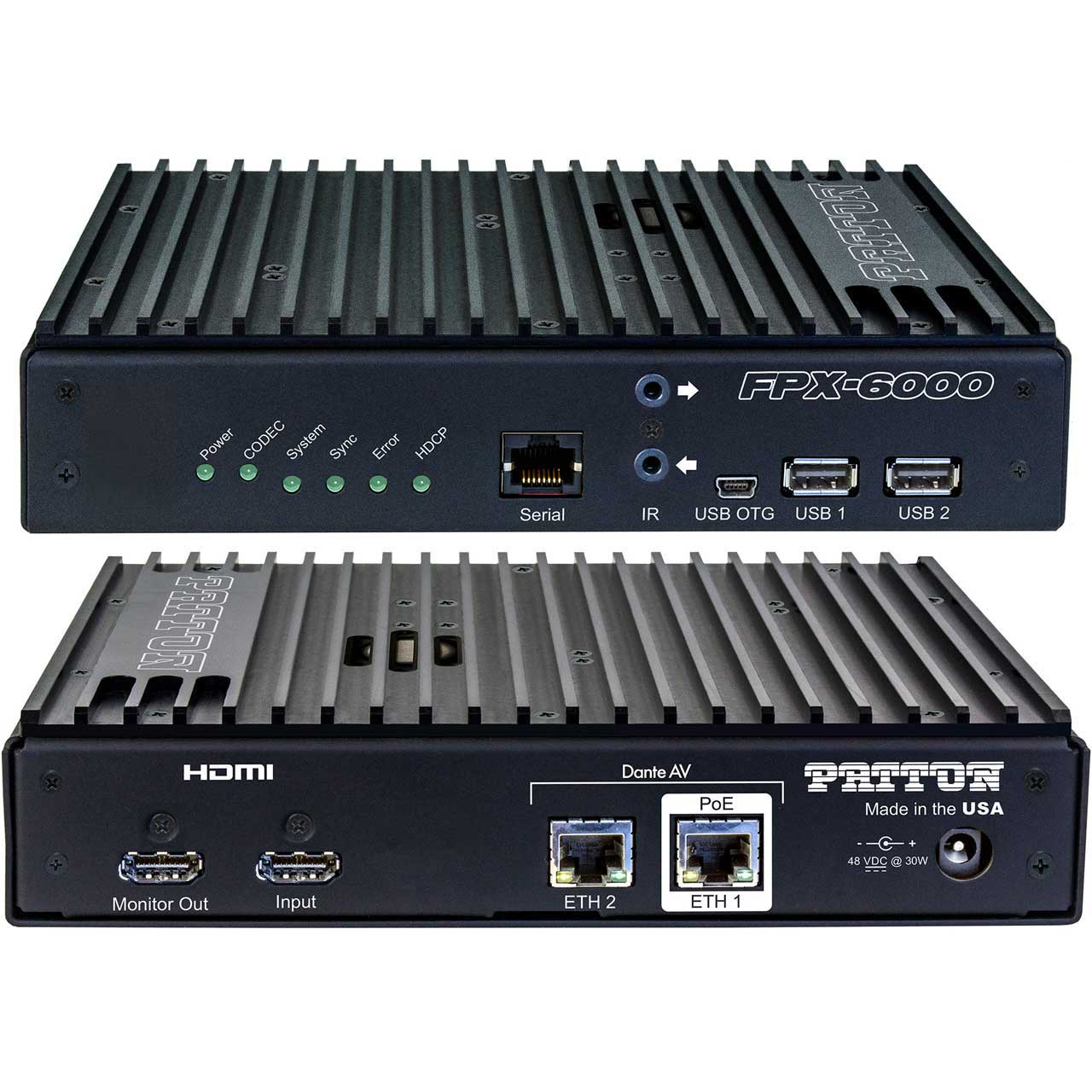 Fiberplex DanteAV Transmitter & Receiver Kit