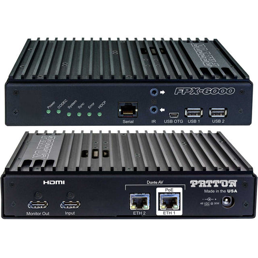 Fiberplex DanteAV Transmitter & Receiver Kit