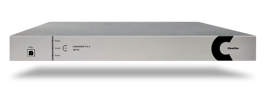 ClearOne 910-3200-008-D 48VTD - Advanced Multichannel Microphone Audio Mixer with Dante