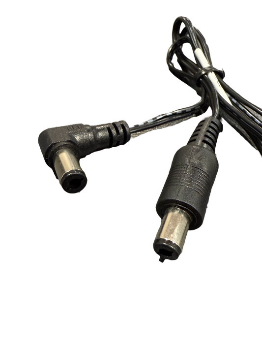 Sound Control Technologies 5.5 × 2.5mm DC Plug to Right Angle 6.5 x 3mm DC Plug Cable (0.4 Meter)