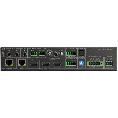AVPro Edge AC-CX100-RAMP - ConferX HDBaseT 100m Rx/Audio Amp