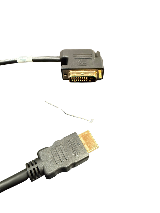 Sound Control Technologies Right Angle DVI to HDMI Cable (0.3 Meter)