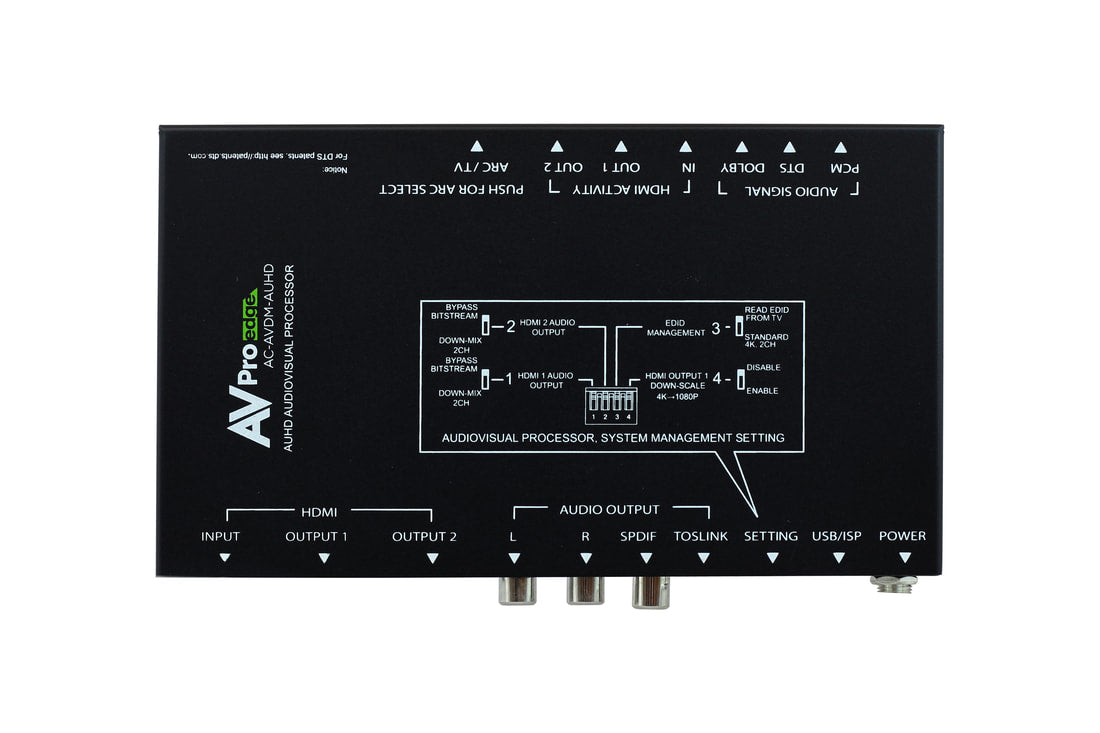 AVPro Edge AC-AVDM-AUHD - 18Gbps 8 Channel Audio Downmixer