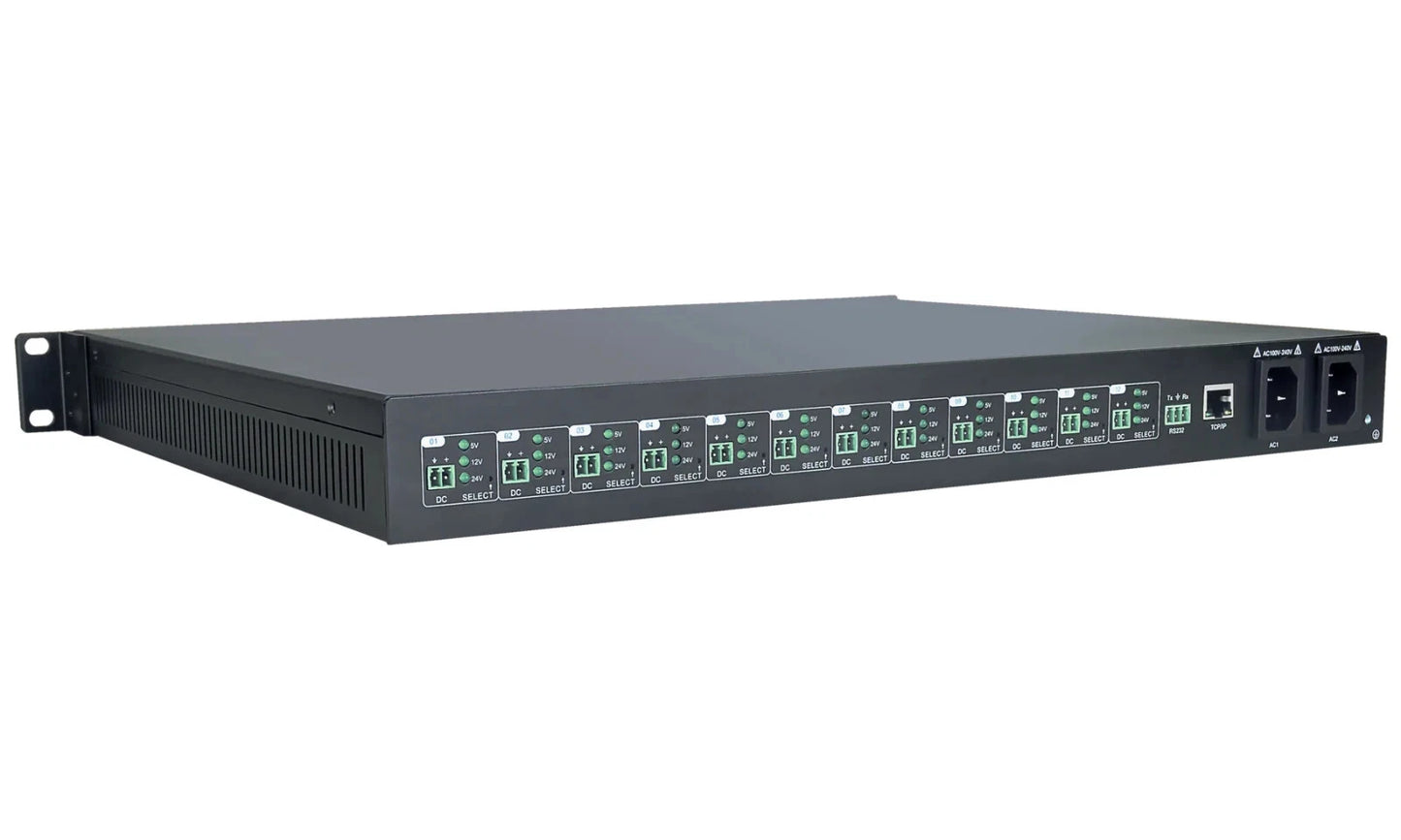 Techlogix TL-RKPS-01 - 12 Port Power HUB - FORMER DEMONSTRATION UNIT