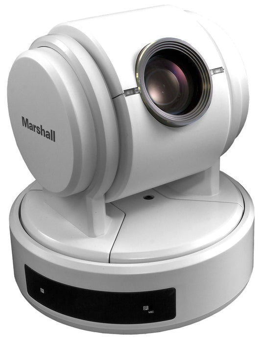 Marshall CV610-U3W-V2 - 10x HD60 USB/HDI White PTZ Camera (Wall Mount & Ceiling Mount Included)