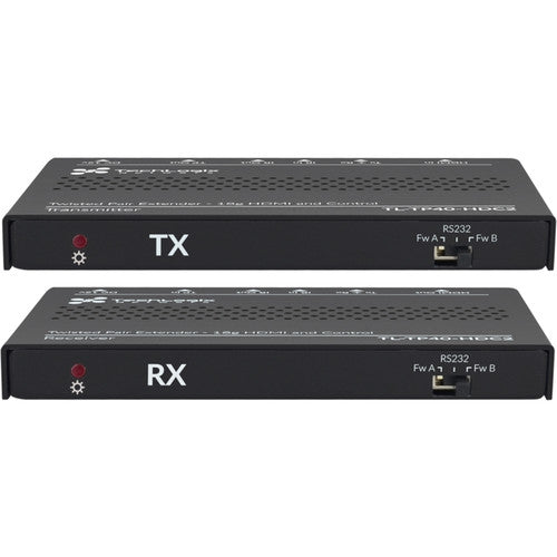 Techlogix TL-TP40-HDC2 - Twisted Pair Cable Extender Set (18G 4K HDMI & Control)